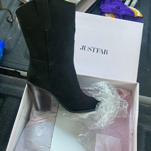 Justfab Black Women’s Boots